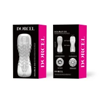Мастурбатор Dorcel Double OO, двосторонній, два рельєфи — Переглянути зображення 3