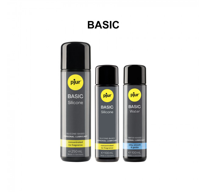 Лубрикант на водній основі pjur Basic Water 100 мл, ідеальна для новачків, найкраща ціна/якість