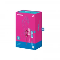 Вагінальні кульки Satisfyer Power Balls (3 пари), діаметр 3,4см, маса 60-76-92г, з кулькою всередині — Просмотреть изображение 4