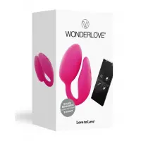 Віброяйце з кліторальною стимуляцією Love To Love Wonderlove з пультом ДК, можна під одяг — Просмотреть изображение 2