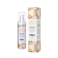 Масажна олія EXSENS Hot Vanilla 50мл розігрівальна, без цукру, без парабенів, їстівна — Переглянути зображення 2