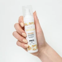 Масажна олія EXSENS Hot Vanilla 50мл розігрівальна, без цукру, без парабенів, їстівна — Переглянути зображення 3