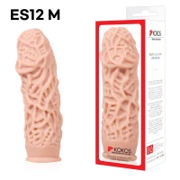 Насадка на член Kokos Extreme Sleeve ES.12 розмір M, потовщувальна, стимулюючий рельєф — Переглянути зображення 4