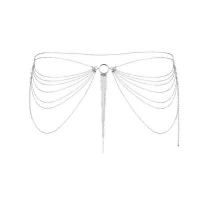 Ланцюжок трусики або ліф Bijoux Indiscrets Magnifique Waist Chain - silver, прикраса на тіло — Переглянути зображення 1