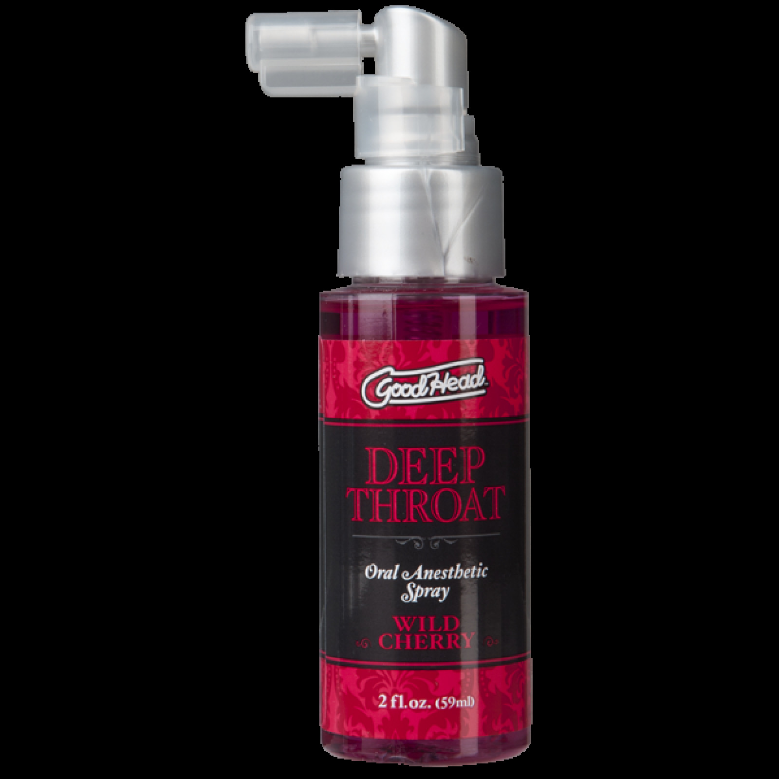 Спрей для мінету Doc Johnson GoodHead DeepThroat Spray - Wild Cherry 59 мл для глибокого мінету
