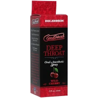 Спрей для мінету Doc Johnson GoodHead DeepThroat Spray - Wild Cherry 59 мл для глибокого мінету — Просмотреть изображение 2