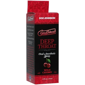 Спрей для мінету Doc Johnson GoodHead DeepThroat Spray - Wild Cherry 59 мл для глибокого мінету