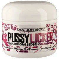 Смачний гель для кунілінгусу Doc Johnson Pussy Licker Strawberry (56 г) — Переглянути зображення 1