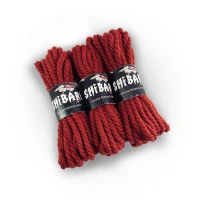 Бавовняна мотузка для шібарі Feral Feelings Shibari Rope, 8 м червона — Просмотреть изображение 2