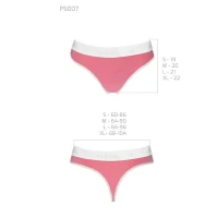 Спортивні трусики-стрінги Passion PS007 PANTIES XL, pink — Переглянути зображення 5