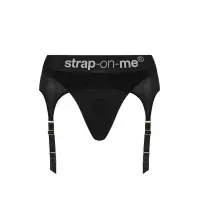 Труси для страпону з підв'язками для панчох Strap-On-Me REBEL HARNESS - L — Просмотреть изображение 3