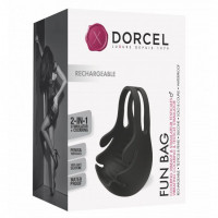 Ерекційне кільце з вібрацією і стимуляцією мошонки Dorcel FUN BAG, перезаряджуване — Просмотреть изображение 8