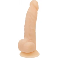 Фалоімітатор з вібрацією та ротацією Naked ADDICTION James 8″ Rotating &amp; Vibrating Dong, пульт ДК — Переглянути зображення 1