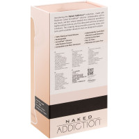 Фалоімітатор з вібрацією та ротацією Naked ADDICTION James 8″ Rotating &amp; Vibrating Dong, пульт ДК — Просмотреть изображение 9