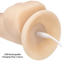 Фалоімітатор з вібрацією та ротацією Naked ADDICTION James 8″ Rotating &amp; Vibrating Dong, пульт ДК — Переглянути зображення 6