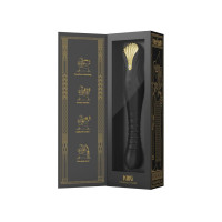 Смартвибратор-пульсатор Zalo — King Obsidian Black, кристалл Swarovski — Просмотреть изображение 11