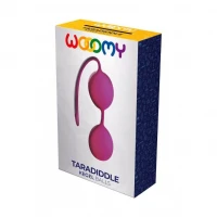 Вагінальні кульки Wooomy Taradiddle Kegel Ball, діаметр 3,5 см, маса 54 г — Переглянути зображення 4