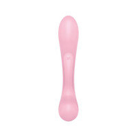 Двусторонний вибратор-кролик Satisfyer Triple Oh Pink, 3 мотора, рукоятка-массажер