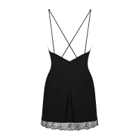 Сорочка та трусики Obsessive Bella Rou chemise &amp; thong XL/2X — Переглянути зображення 4
