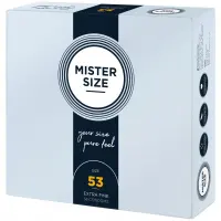Презервативи Mister Size - pure feel - 53 (36 condoms), товщина 0,05 мм — Переглянути зображення 2