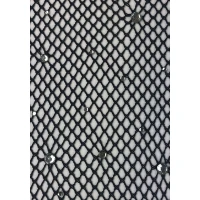 Колготки Leg Avenue Rhinestone micro net tights One size Black, дрібна сітка, стрази — Переглянути зображення 2