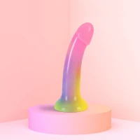 Дилдо з градієнтом та блискітками Love To Love Dildolls — Stargazer, ультрам’який — Переглянути зображення 8