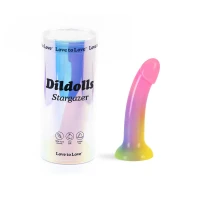 Дилдо з градієнтом та блискітками Love To Love Dildolls — Stargazer, ультрам’який — Переглянути зображення 6
