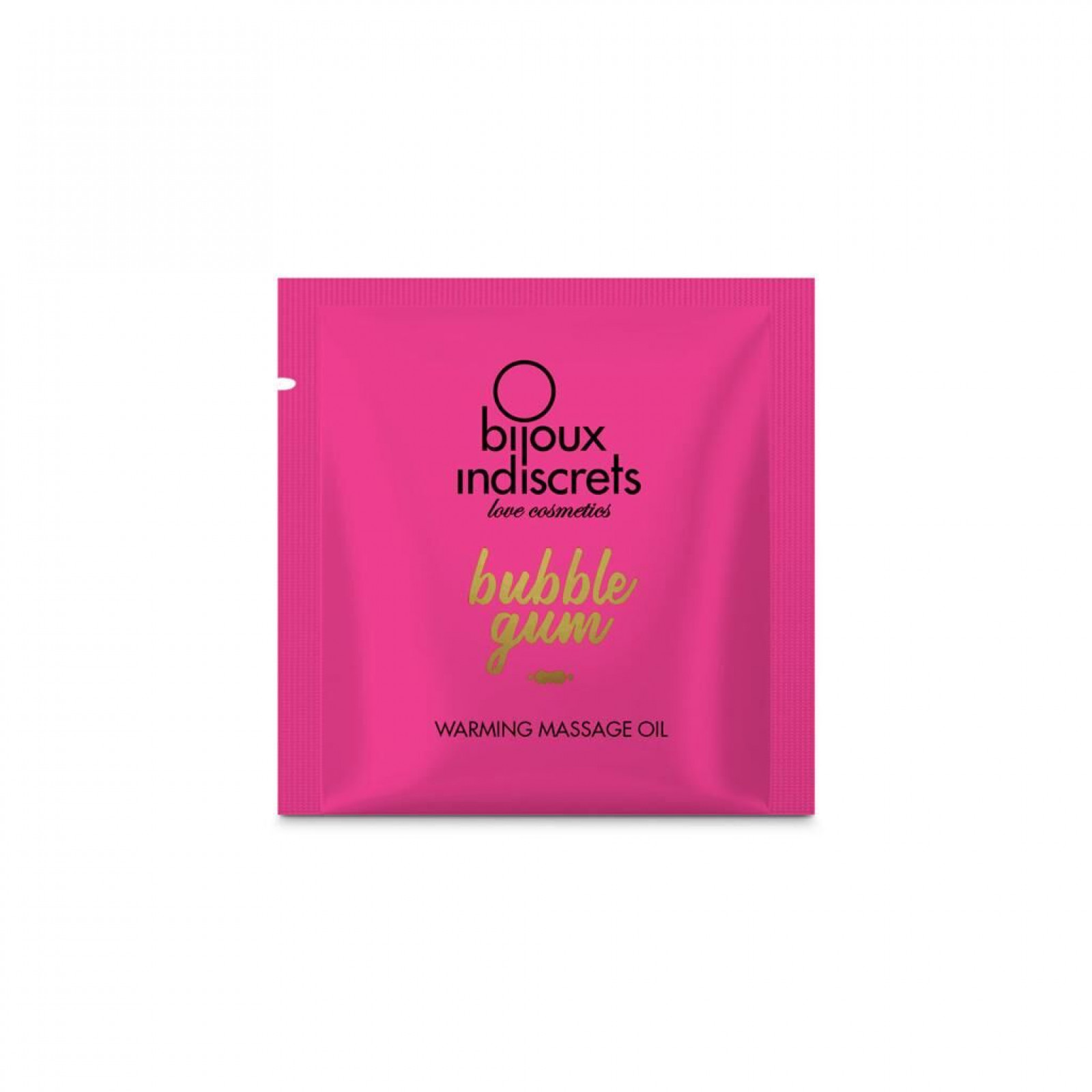 Пробник разогревающего масла Bijoux Indiscrets Light my Fire – Strawberry Bubblegum