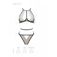 Комплект білизни Passion CHIKA SET, XXL/XXXL, cream, топ, трусики — Просмотреть изображение 5