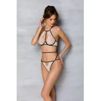 Комплект білизни Passion CHIKA SET, XXL/XXXL, cream, топ, трусики — Просмотреть изображение 6