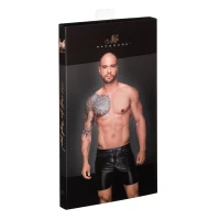 Чоловічі шорти з мокрим ефектом Noir Handmade H061 Powerwetlook shorts, M — Переглянути зображення 4