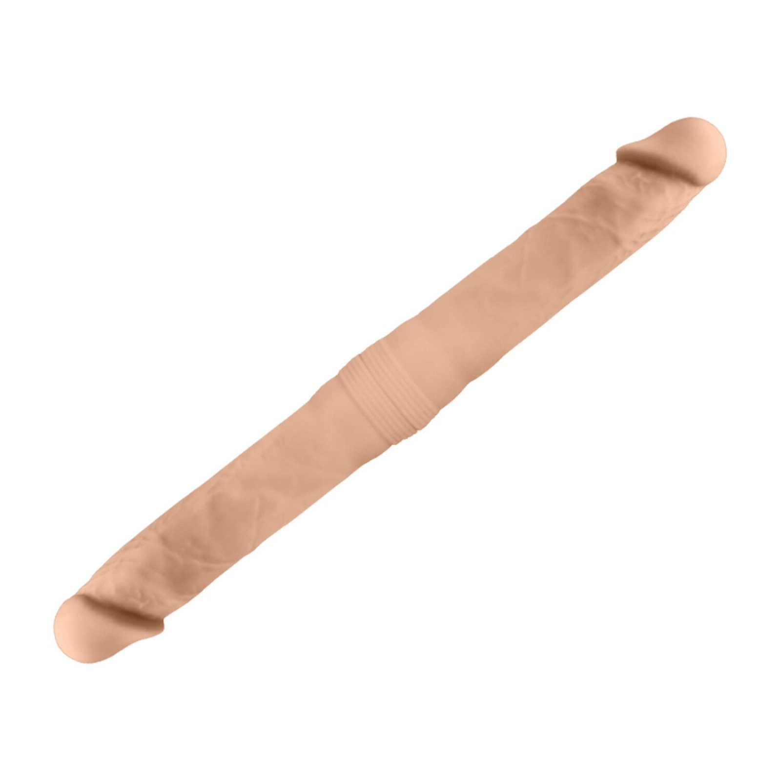 Двусторонний фаллоимитатор SilexD Billy-Joe Double Dong Flesh M, гибкий, термореактивный