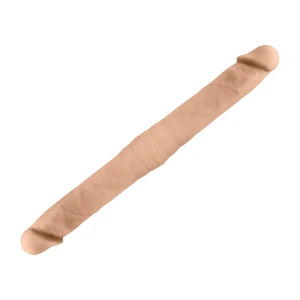 Двусторонний фаллоимитатор SilexD Billy-Joe Double Dong Flesh M, гибкий, термореактивный