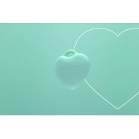 Мінівібратор «Сердечко» FairyGasm PleasureStone green, 9 режимів, на шнурку — Переглянути зображення 5