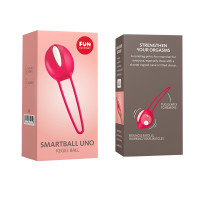 Вагінальна кулька Fun Factory SMARTBALL UNO, червона, одинарна, діаметр 3,6 см — Просмотреть изображение 7