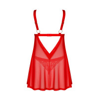 Бэби-долл Obsessive Elianes babydoll & thong XL/2XL