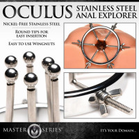 Анальний розширювач Master Series Oculus Stainless Steel Anal Explorer — Переглянути зображення 7