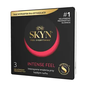 Безлатексні преміум-презервативи SKYN Intense Feel 3 шт