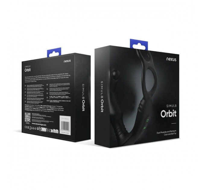 Стимулятор простаты Nexus SIMUL8 Orbit Edition с эрекционным кольцом