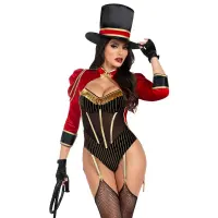 Костюм циркачки Leg Avenue Ravishing Ringmaster Bodysuit M — Просмотреть изображение 1