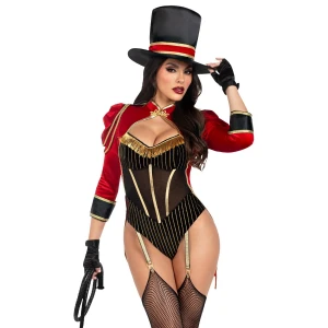 Костюм циркачки Leg Avenue Ravishing Ringmaster Bodysuit M
