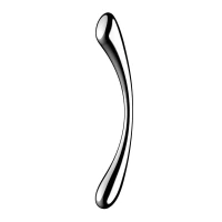 Металевий дилдо Satisfyer Cosmic Crest 1, двосторонній, можна нагрівати й охолоджувати — Просмотреть изображение 2