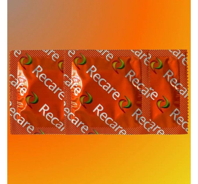 Презервативи Recare Color Fruit Flavour Condoms 3 шт, аромати: м'ята, банан, полуниця