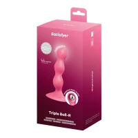 Анальний стимулятор-намистини Satisfyer Triple Ball-R Red — Переглянути зображення 6
