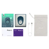 Ерекційне смарт-віброкільце We-Vibe Pivot 2 Slate — Переглянути зображення 13