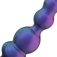 Анальный вибратор с эрекционным кольцом Hueman - Stellar Force Anal Beads with Cockring — Просмотреть изображение 6