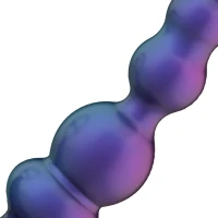 Анальний вібратор з ерекційним кільцем Hueman - Stellar Force Anal Beads with Cockring — Переглянути зображення 10