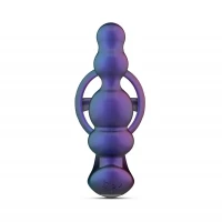 Анальний вібратор з ерекційним кільцем Hueman - Stellar Force Anal Beads with Cockring — Переглянути зображення 4