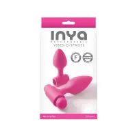 Анальна пробка з вібрацією NS Novelties INYA - Vibe-O-Spades -Pink — Переглянути зображення 2