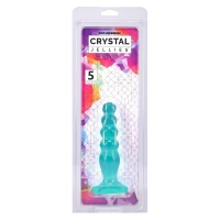 Дилдо Doc Johnson Crystal Jellies - Anal Delight - 5 Inch - Teal — Переглянути зображення 2